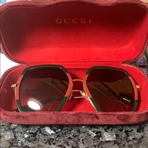 Gucci metal framed sunglasses